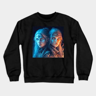 Twin Viking Females Crewneck Sweatshirt